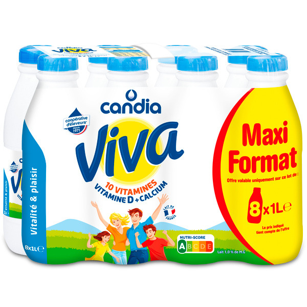 Lait Vitaminé Viva De Candia