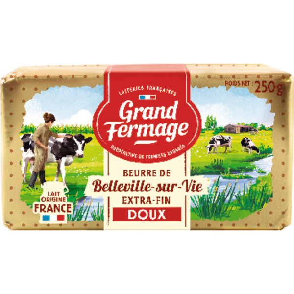 Beurre Doux Grand Fermage De Belleville-Sur-Vie