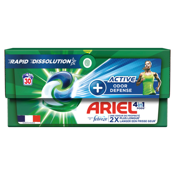 Lessive Capsule Active+ Odor Defense Ariel Pods