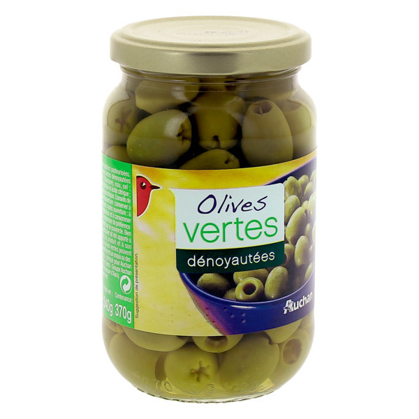 Olives Vertes Dénoyautées Auchan