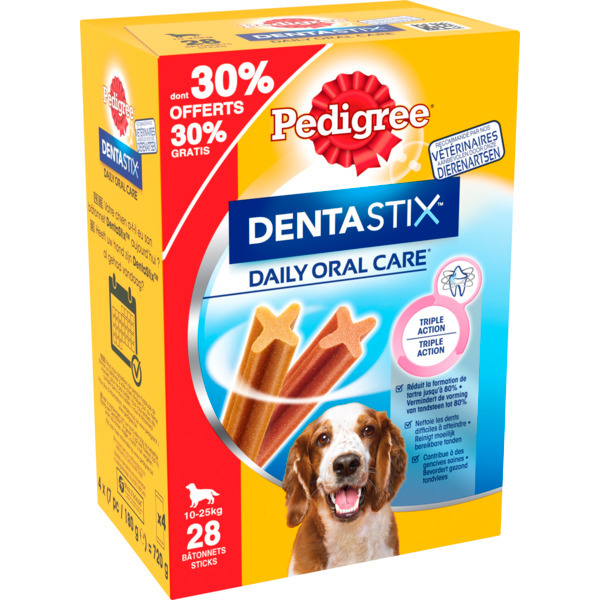 Stick Hygiène Bucco-Dentaire Pour Chien Moyen Dentastix Pedigree