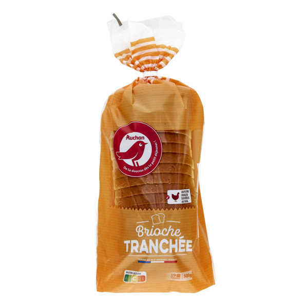 Brioche Tranchée Auchan