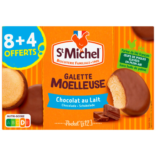 Galette Moelleuse Au Chocolat Au Lait St Michel