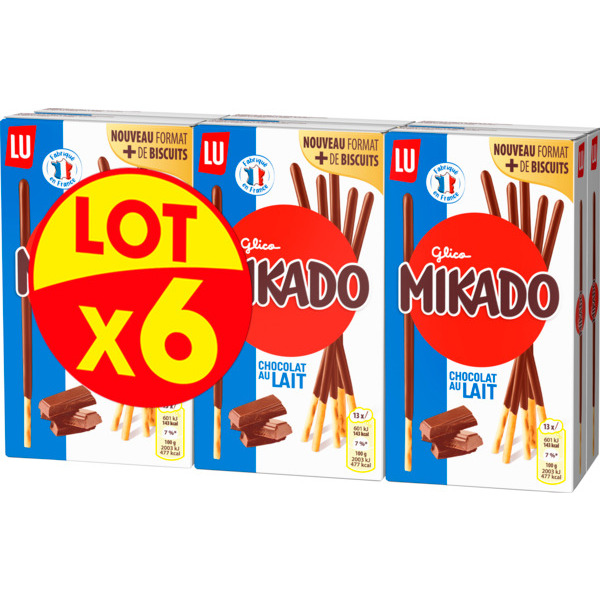 Mikado Au Chocolat Au Lait Lu