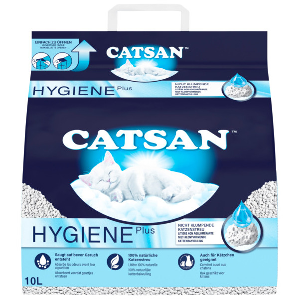 Litière Minérale Hygiene Plus Pour Chat Catsan