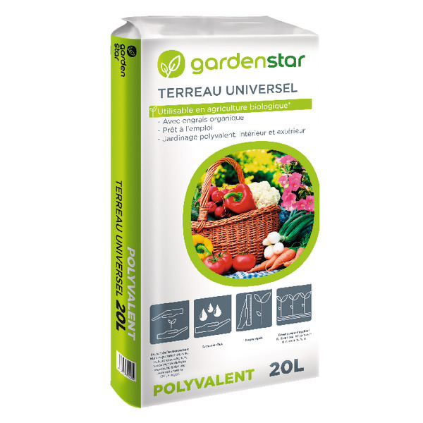 Terreau Universel 20 L Gardenstar