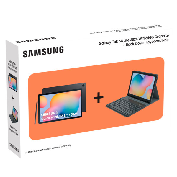 Pack Tablette Samsung S6 Lite 4/64Go + Clavier