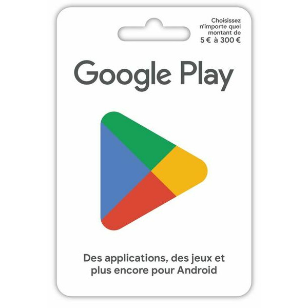 Carte Google 5€ - 300€