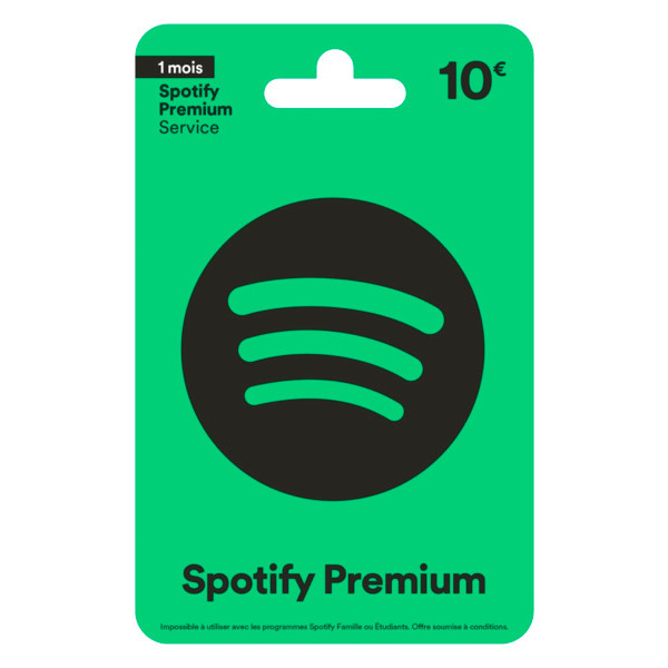 Carte Spotify