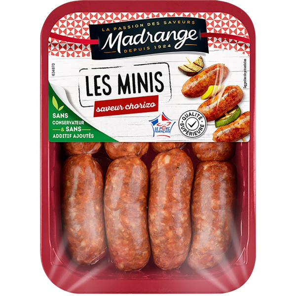 8 Minis Saucisses Madrange