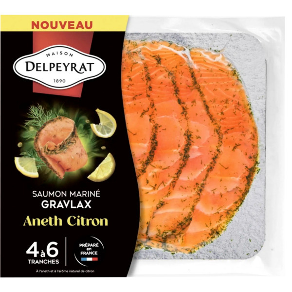 Saumon Mariné Gravlax Maison Delpeyrat