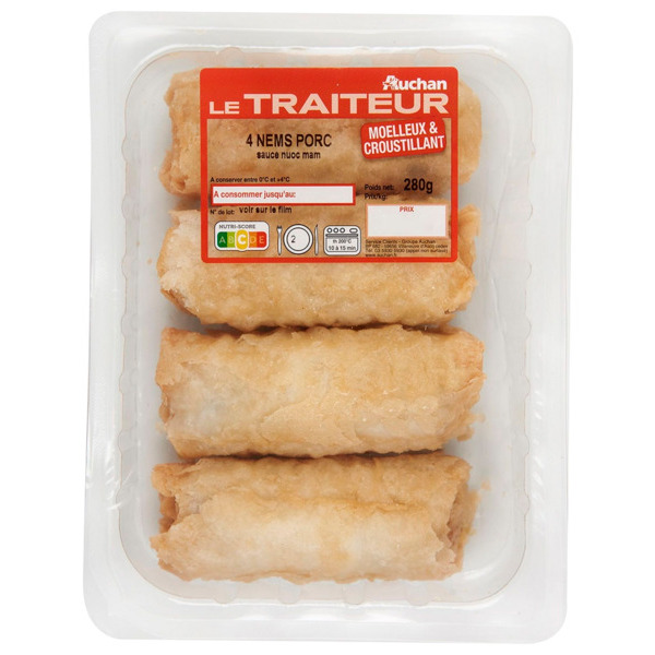 4 Nems Auchan Le Traiteur