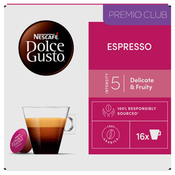 Caspules Espresso Dolce Gusto 