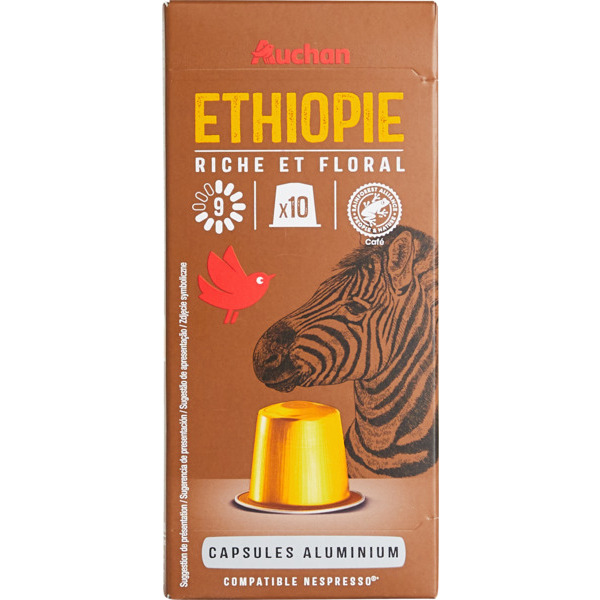 Café Capsules Ethiopie Auchan