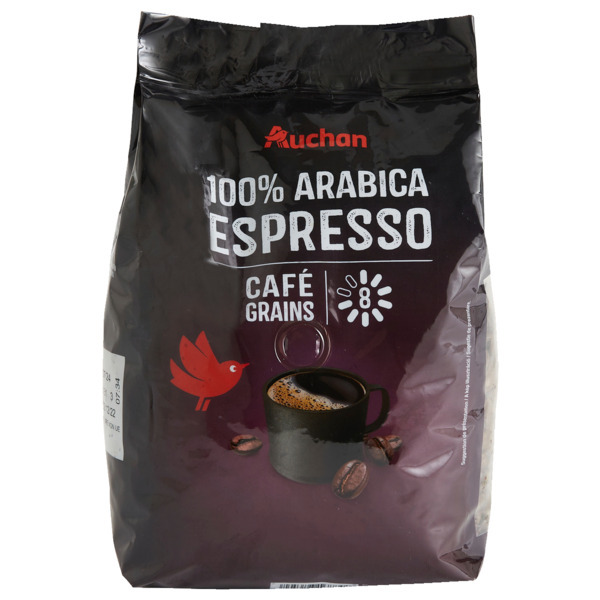 Café En Grains 100% Arabica Expresso Auchan