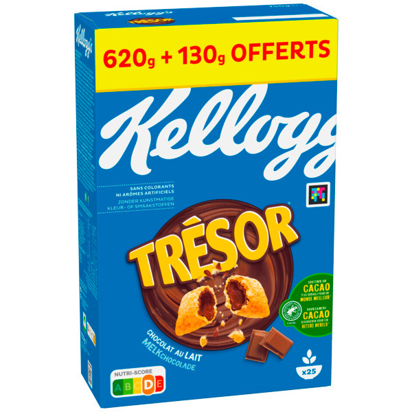 Céréales Trésor Chocolat Lait Kellogg's