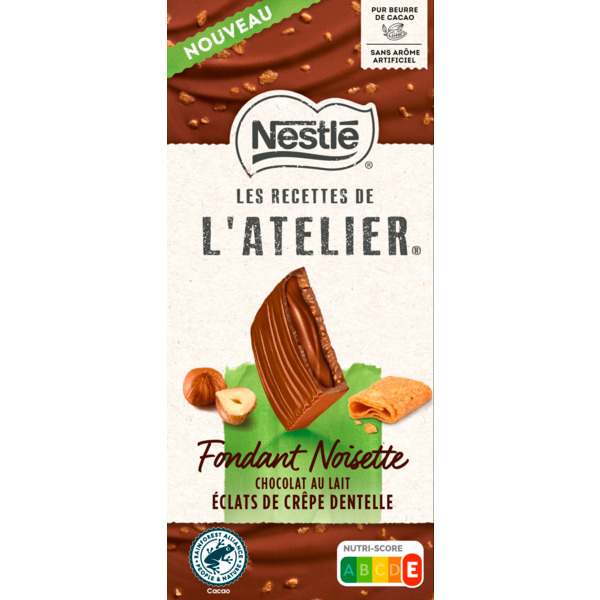 Tablettes De Chocolat Lait Fondant Noisette Les Recettes De L'atelier Nestlé