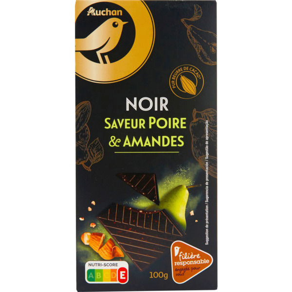 20% D'économie Sur Le 2Ème Au Choix Sur Les Tablettes De Chocolat Auchan Gourmet