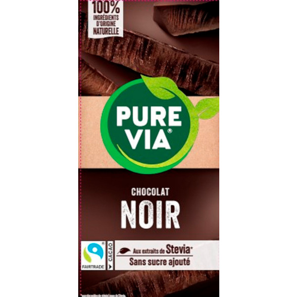 Tablettes De Chocolat Noir Pure Via