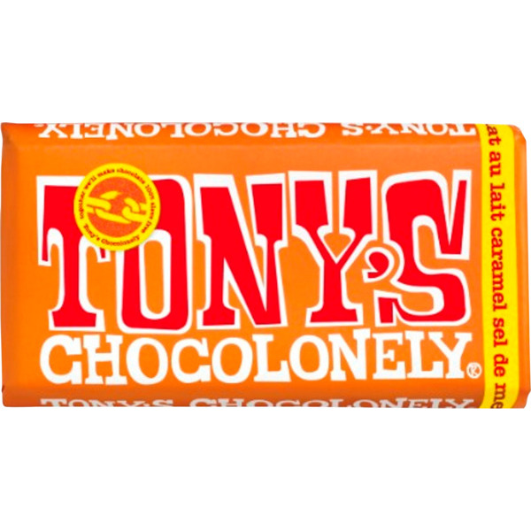 Tablette Chocolat Au Lait Caramel Et Sel De Mer Tony's