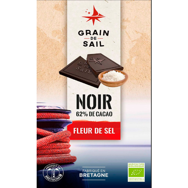 Tablettes De Chocolat Noir Et Fleur De Sel Grain De Sail