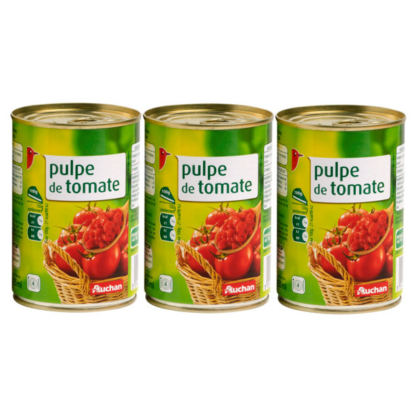 Pulpe De Tomates Auchan