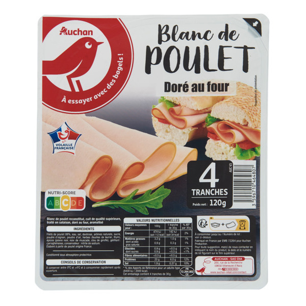 Blanc De Poulet Auchan