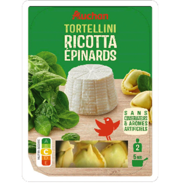 Tortellini Ricotta Épinards Auchan