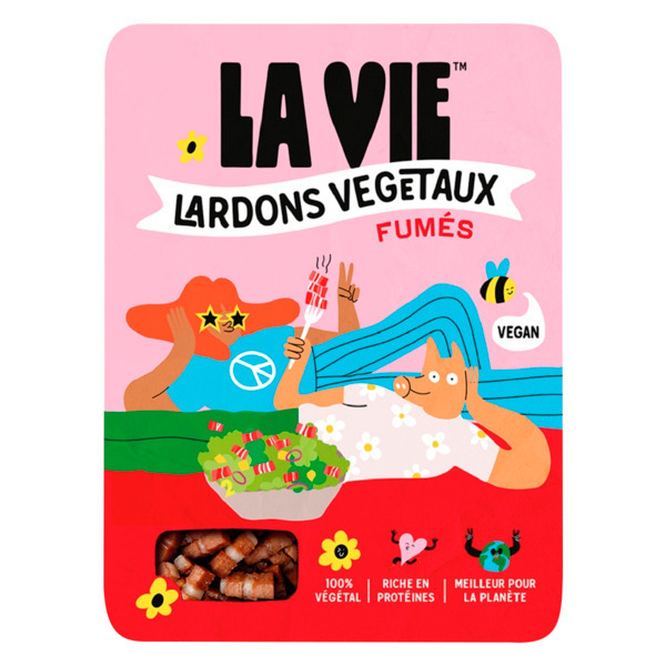 Lardons Végétaux Fumés La Vie