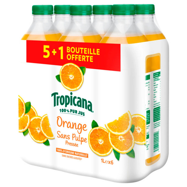 Tropicana Orange Sans Pulpe