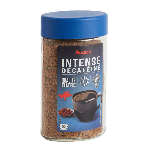 Café Soluble Intense Décaféiné Auchan