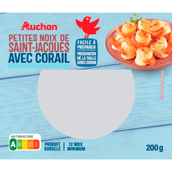 Petites Noix De Saint Jacques Surgelées Auchan