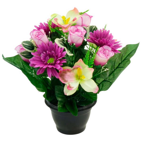 Coupe Gerbera Orchidee Fleurs Artificiels