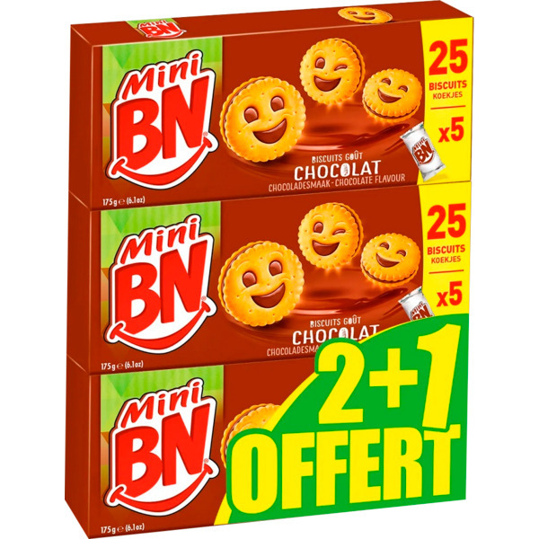 Biscuits Fourrés Au Chocolat Mini Bn