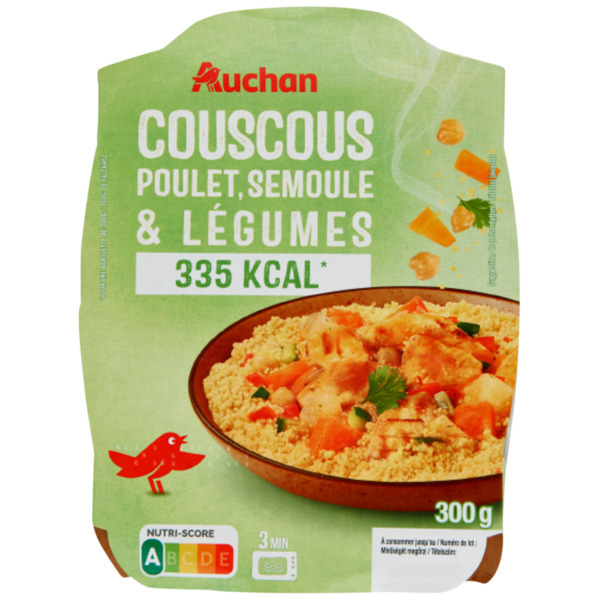 Plat Cuisiné "Les Allégés" Couscous Auchan