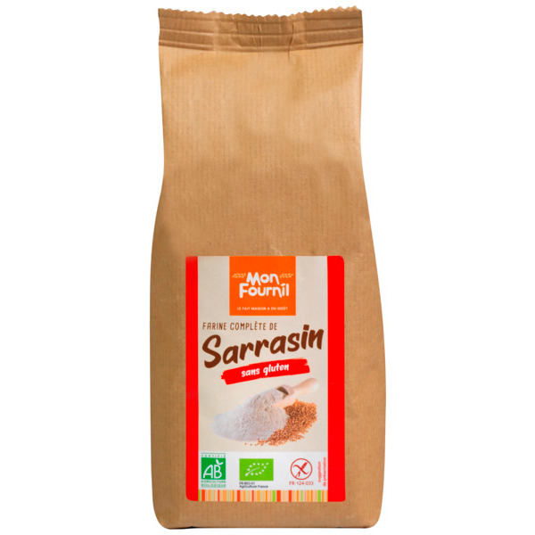 Farine Complète De Sarrasin Sans Gluten Bio Mon Fournil