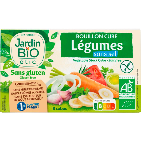 Bouillon Cube De Légumes Bio Jardin Bio Étic