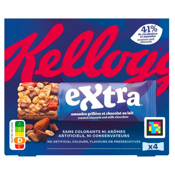 Barres Céréales Extra Chocolat Au Lait Kellogg's 