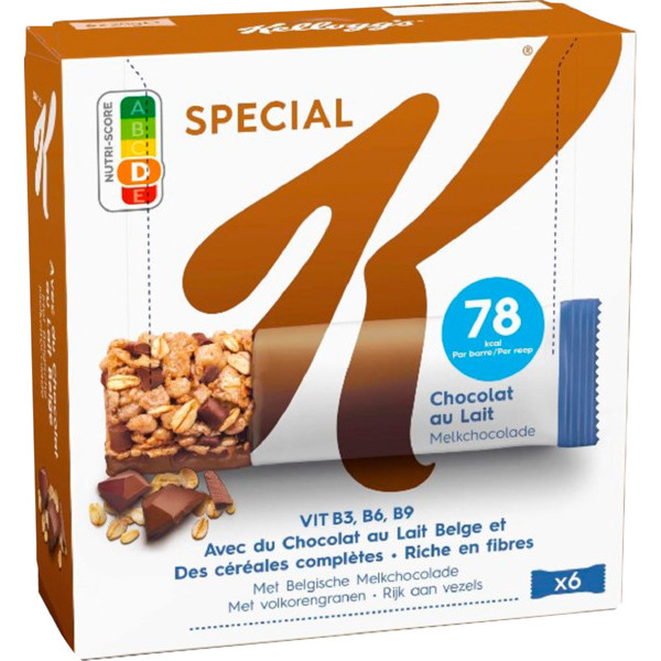 Barres Céréales Special K Kellogg's Chocolat Au Lait