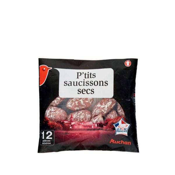 P'tits Saucissons Secs Nature Auchan