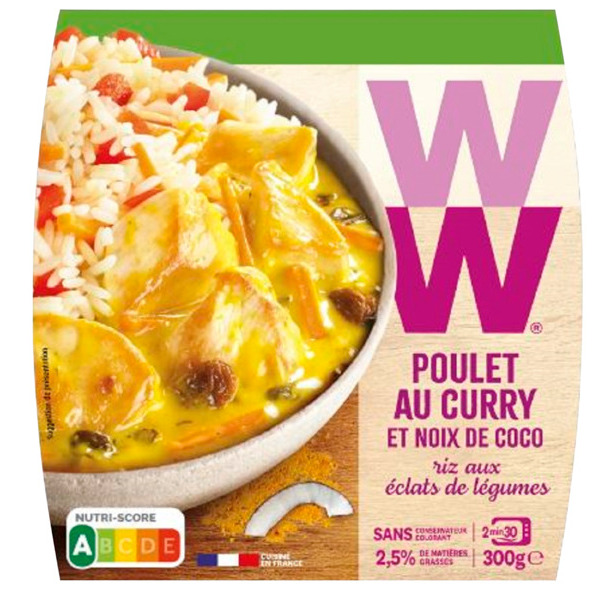 Poulet Curry Coco Weight Watchers