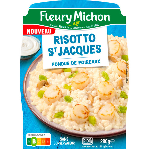 Risotto Saint-Jacques Aux Poireaux Fleury Michon