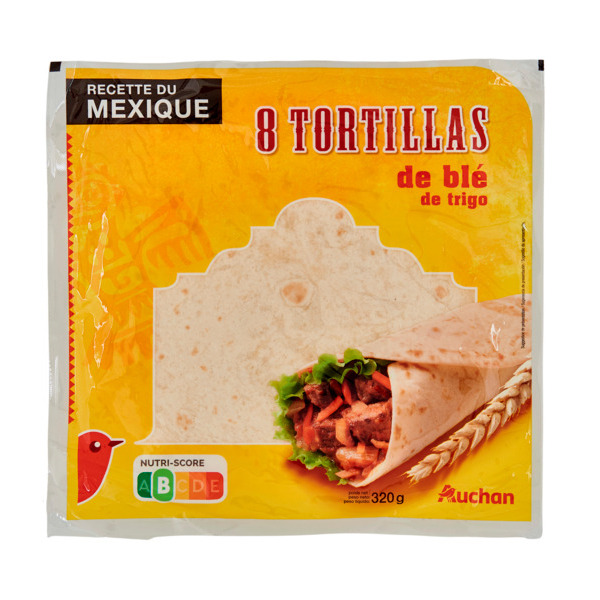 Tortillas De Blé Auchan