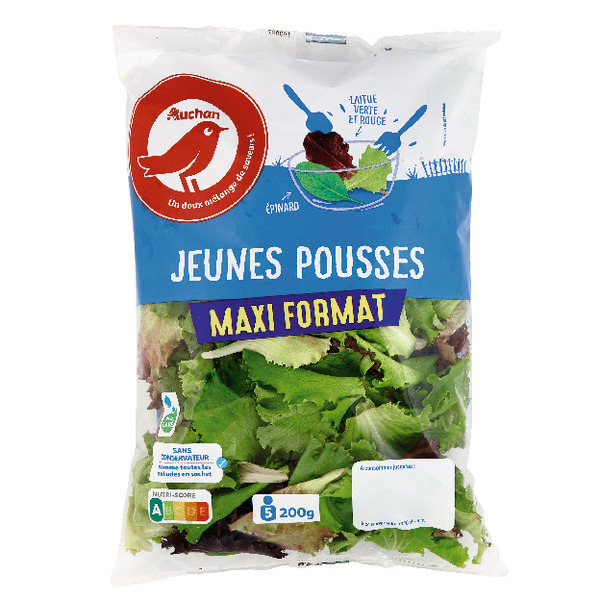 Salade Jeunes Pousses Auchan