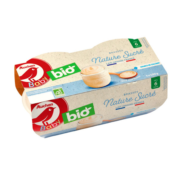 Dessert Lacté Auchan Baby Bio