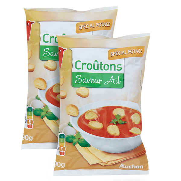 Croutons À L'ail Auchan