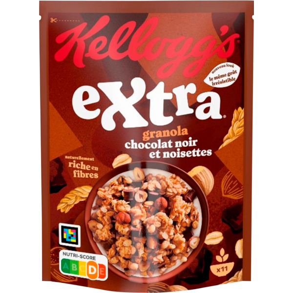 Céréales Extra Chocolat Noir Et Noisettes Kellogg's