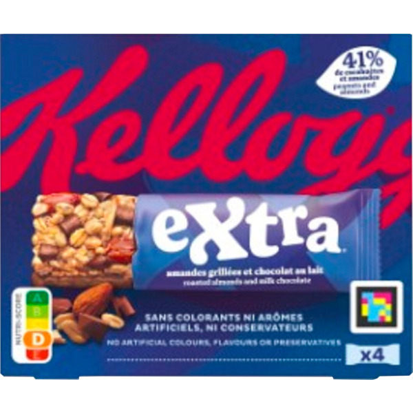 Barres Céréales Extra Chocolat Au Lait Kellogg's 