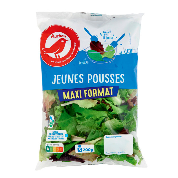 Salade Jeunes Pousses Auchan