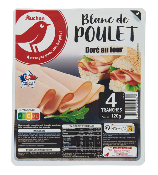 Blanc De Poulet Auchan